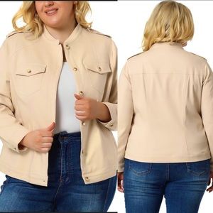 NWT Plus Size Bomber Jacket - 2X